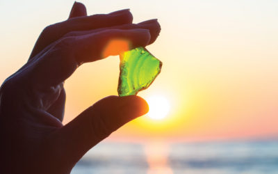 Gathering Beach Glass is Like Life